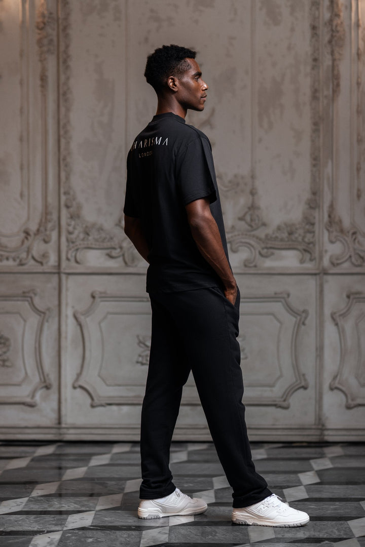 Oversized Turtle neck T-shirt - Black